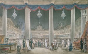 Exhibition of the Products of Industry in the Courtyard of the Louvre in 1801